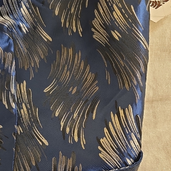 Anne Klein Blue and Black Patterned Mini Dress - Picture 16 of 16